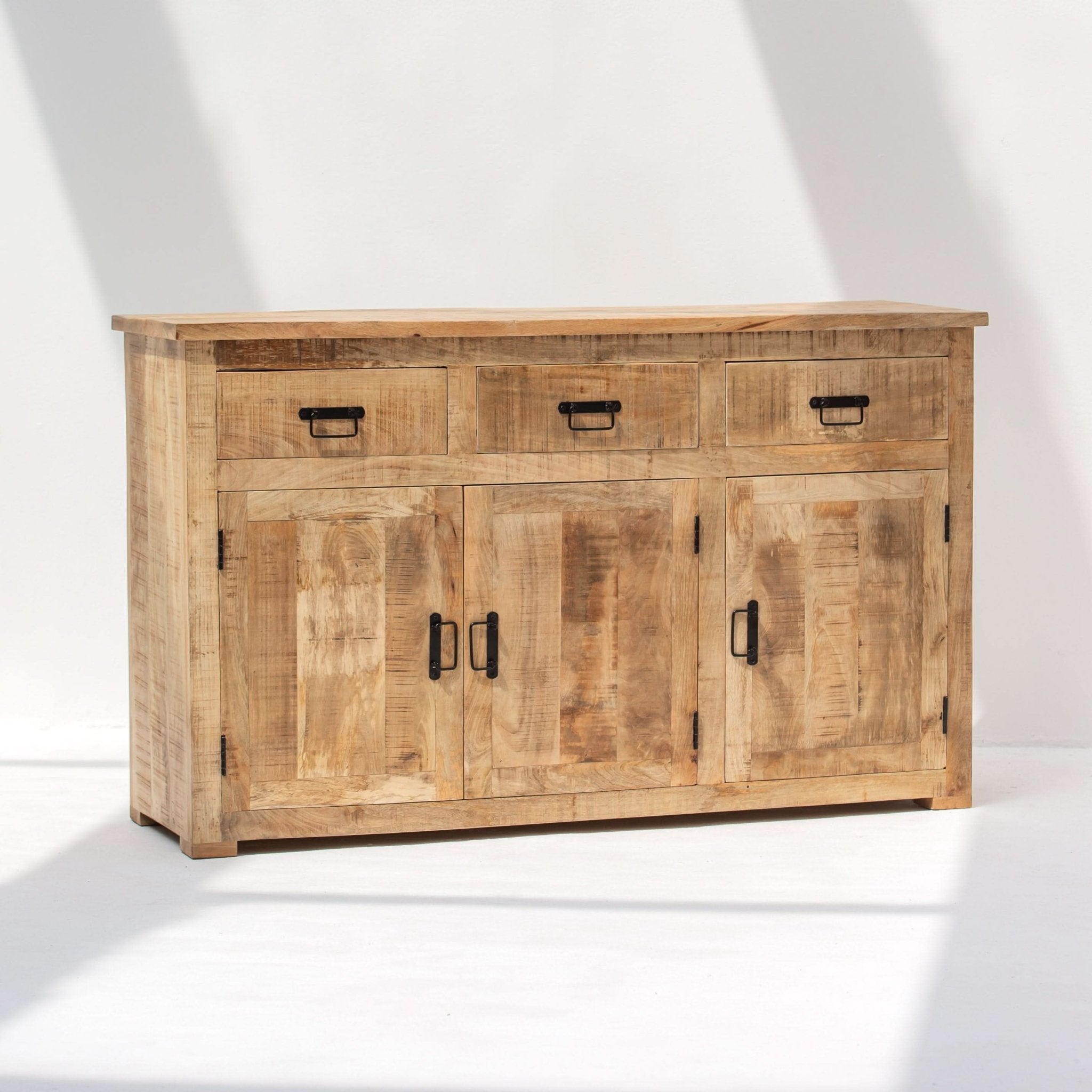 MANGOEDGE THREE DRAWER THREE DOOR SIDEBOARD - Art and craft furniture