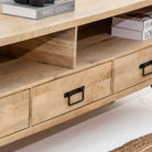 MANGOEDGE THREE DRAWER TV STAND - Art and craft furniture
