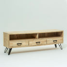 MANGOEDGE THREE DRAWER TV STAND - Art and craft furniture