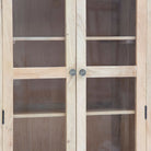 MANGOEDGE TWO GLASS DOOR CABINET - Art and craft furniture