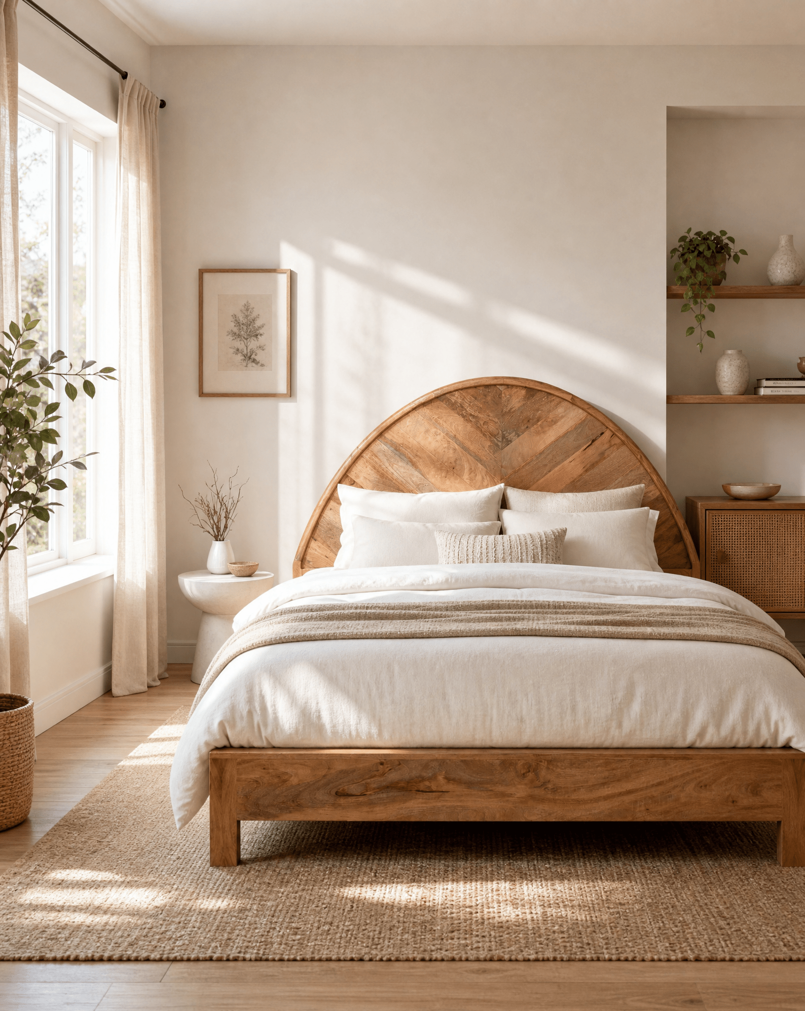 MANGOEDGE WOODEN BED FRAME - Art and craft furniture