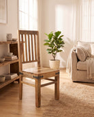 Mangoedge Wooden Dining Chair - Art and craft furniture