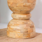 MANGOEDGE WOODEN SIDE TABLE - Art and craft furniture