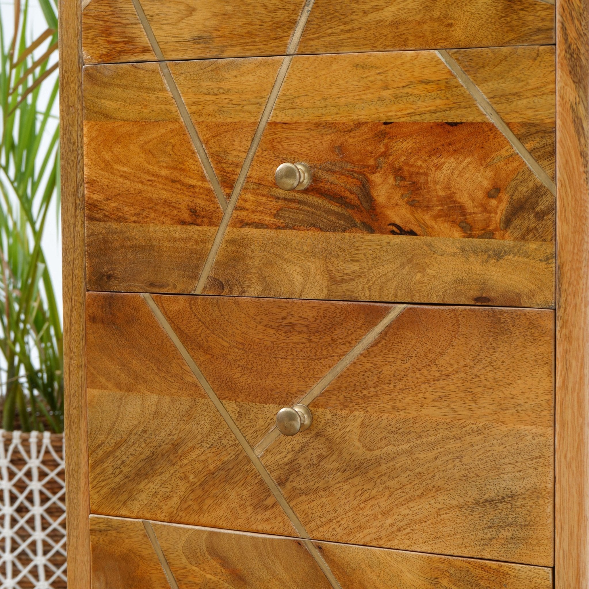 MANGOLUXE FOUR DRAWER CHEST OF DRAWERS - Art and craft furniture