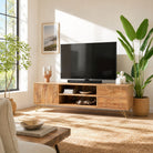 Mangoluxe Goldline TV Stand - Art and craft furniture