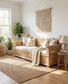 Marriott 3 Seater Wooden Sofa - Art and craft furniture