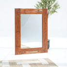 MARVEL ACACIA WOOD MIRROR FRAME - Art and craft furniture