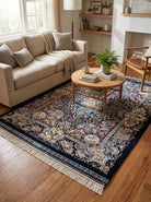 Mehrnaz Dark Blue Carpet - Art and craft furniture