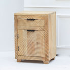 MELBORNE WOODEN NIGHTSTAND TABLE - Art and craft furniture