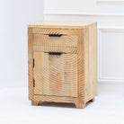 MELBORNE WOODEN NIGHTSTAND TABLE - Art and craft furniture