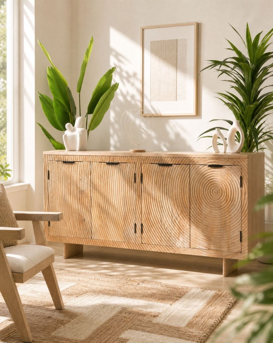 Melbourne Four Door Sideboard - Art and craft furniture