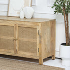 MILANO-CANE FOUR DOOR TV STAND - Art and craft furniture