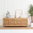 MILANO-CANE FOUR DOOR TV STAND - Art and craft furniture