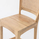 MINIMALIST MANGO WOOD BAR STOOL - Art and craft furniture