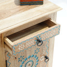 MONARCH CARVING NIGHTSTAND TABLE - Art and craft furniture