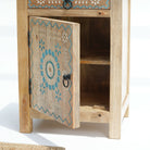 MONARCH CARVING NIGHTSTAND TABLE - Art and craft furniture
