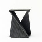 MONTERA WOODEN BLACK SIDETABLE - Art and craft furniture