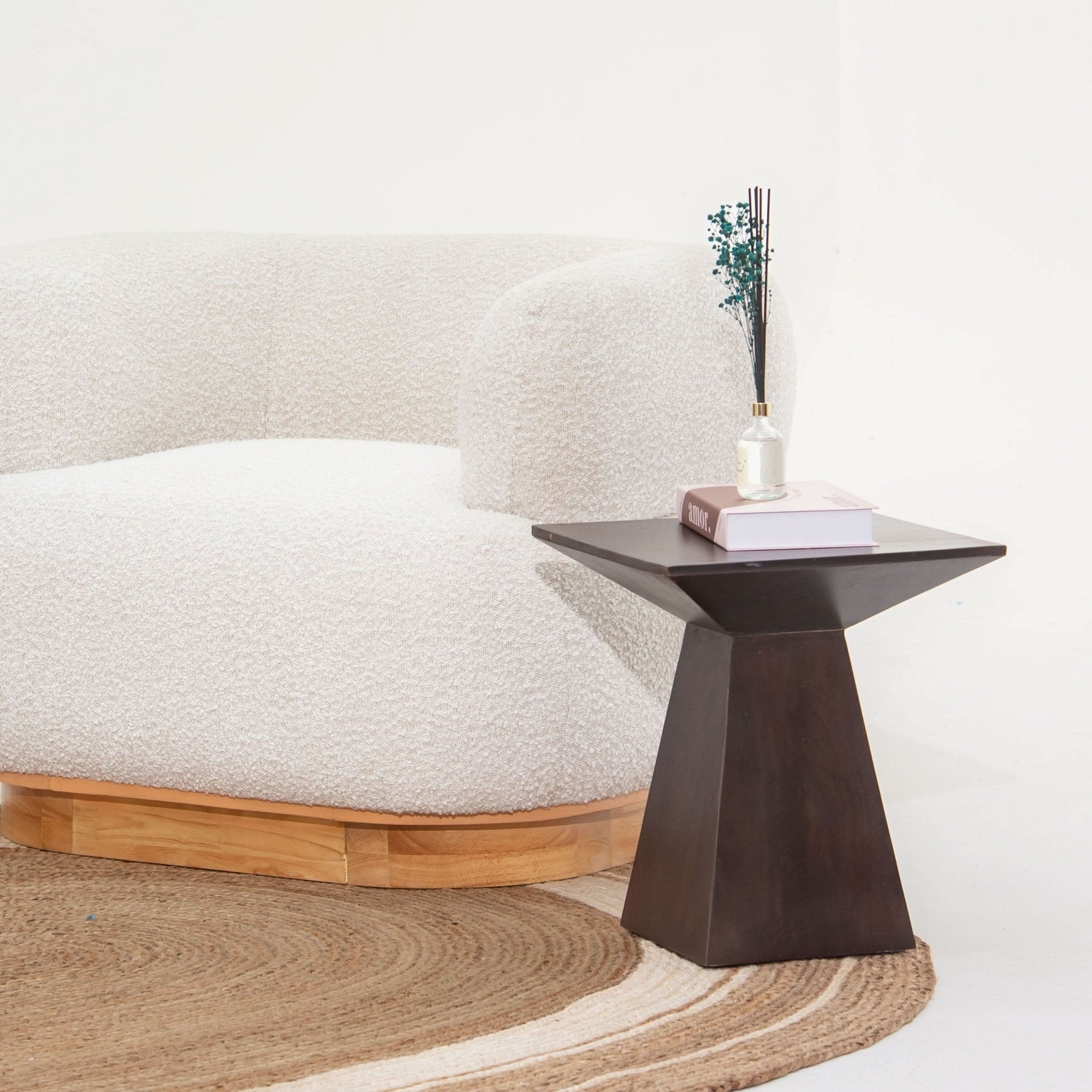 MONTERA WOODEN SIDETABLE - Art and craft furniture