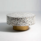 MOONLIT-WHITE MOTHER OF PEARL COFFEE TABLE - Art and craft furniture