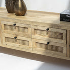 MORRIS-CANE TV STAND - Art and craft furniture