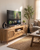 Morris Wooden TV Unit - Art and craft furniture