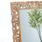 MOSAIC CARVED MIRROR FRAME - Art and craft furniture