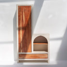 NATURA CURVE WOODEN CABINET - Art and craft furniture