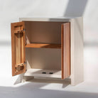 NATURA CURVE WOODEN TWO DOOR SIDEBOARD - Art and craft furniture