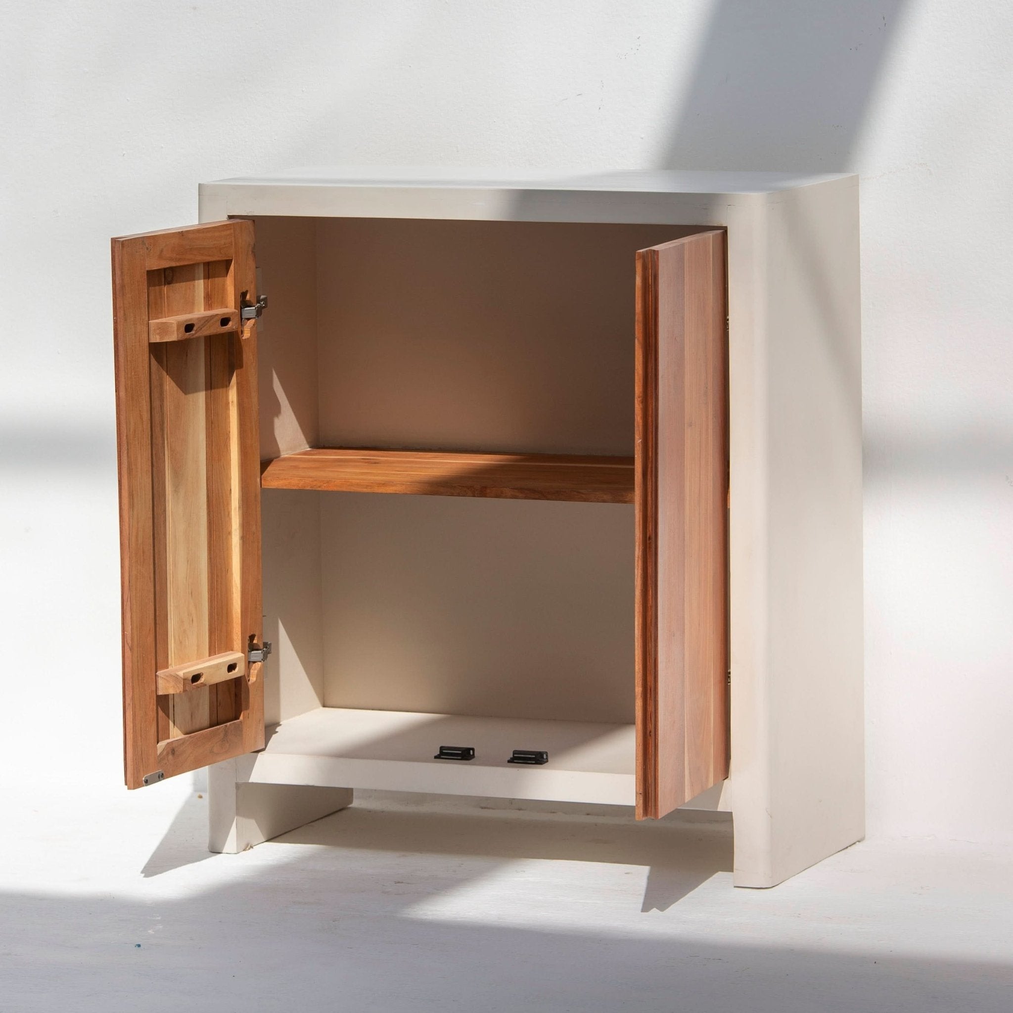 NATURA CURVE WOODEN TWO DOOR SIDEBOARD - Art and craft furniture