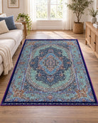 Niloufar Blue Carpet - Art and craft furniture
