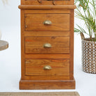 NOBLE THREE DRAWER SINGLE CABINET - Art and craft furniture