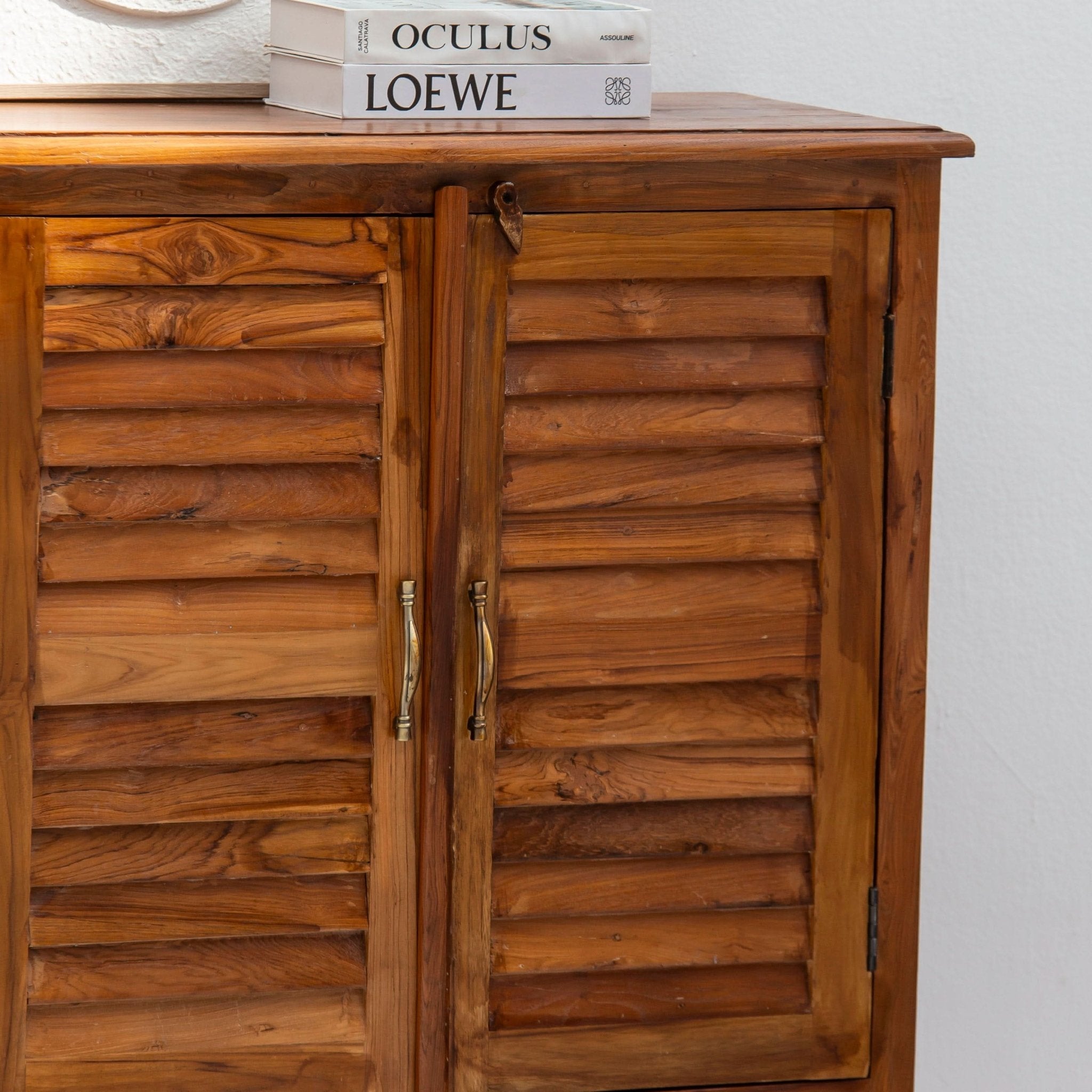 NOBLE WOODEN FOUR DOOR SIDEBOARD - Art and craft furniture