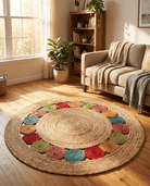 NOMA NATURAL JUTE RUG - Art and craft furniture
