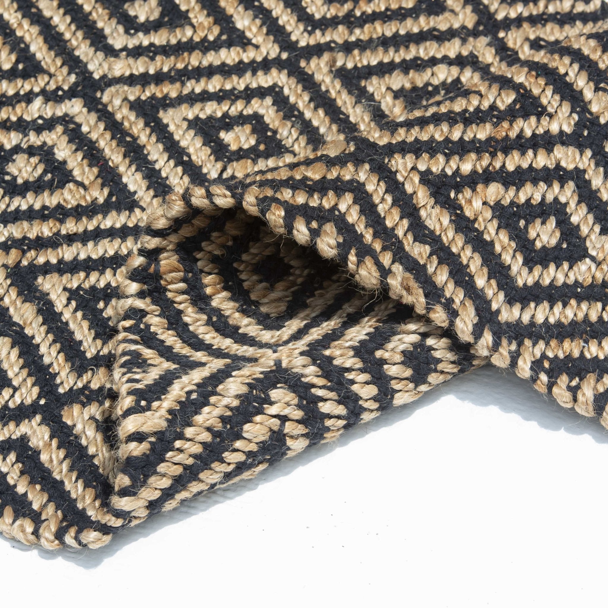 NOMAD WEAVE COTTON & JUTE RUG - Art and craft furniture