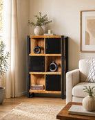 Novessa Mango Wood Small Bookcase - Art and craft furniture