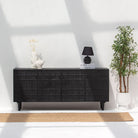 NUVOR WOODEN FOUR DOOR SIDEBOARD - Art and craft furniture