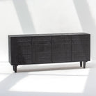 NUVOR WOODEN FOUR DOOR SIDEBOARD - Art and craft furniture