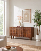 Nuvor Wooden Three Door Sideboard - Art and craft furniture