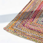 Oasis Charm Jute & Chindi Handmade Rug - Art and craft furniture