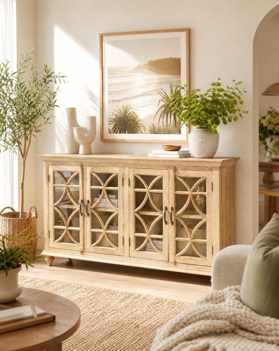 Oasis Vision Four Door Sideboard - Art and craft furniture
