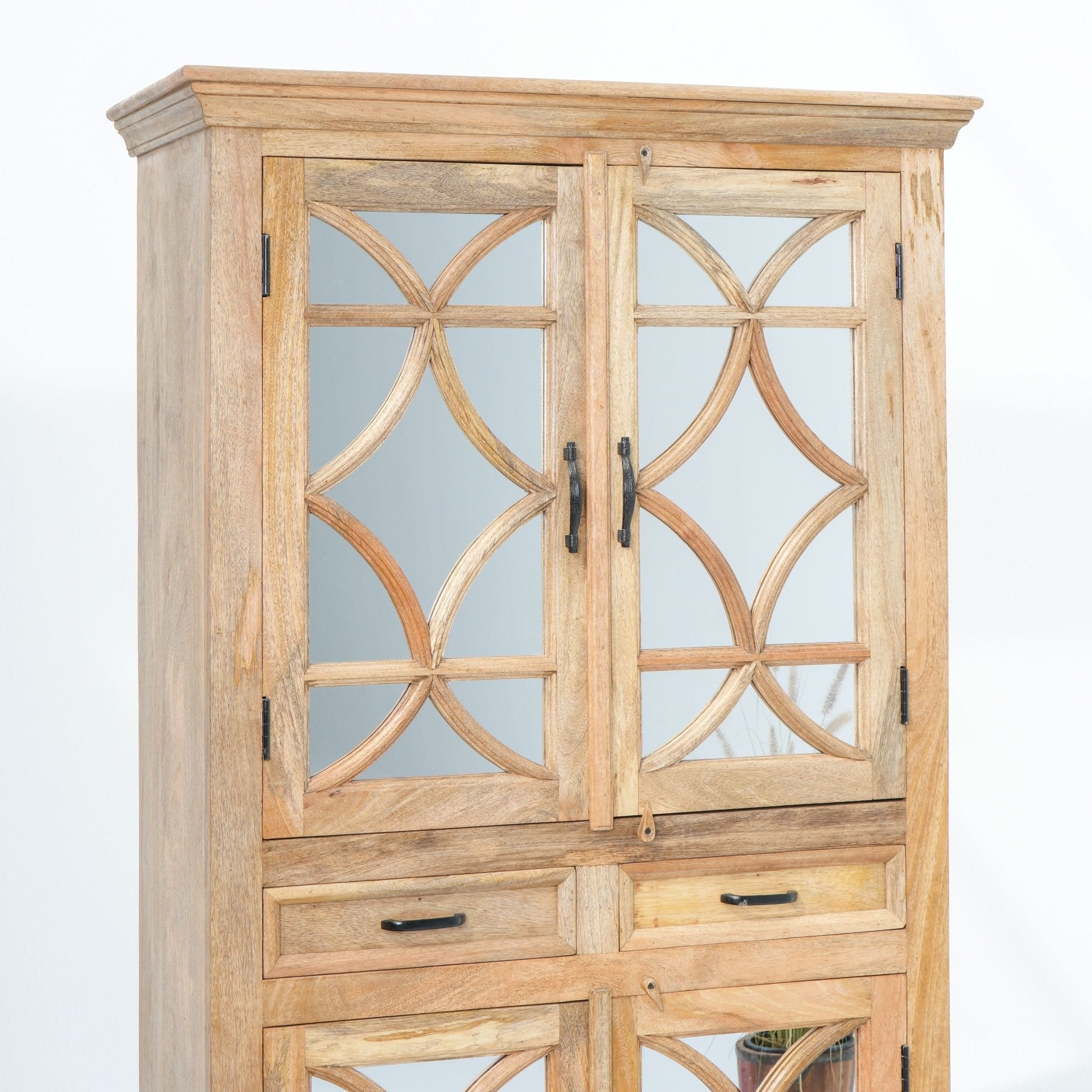 OASIS VISION FOUR GLASS DOOR CABINET - Art and craft furniture