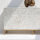 OCEAN-WHITE MOTHER OF PEARL SIDEBOARD - Art and craft furniture