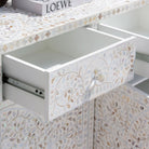 OCEAN-WHITE MOTHER OF PEARL SIDEBOARD - Art and craft furniture