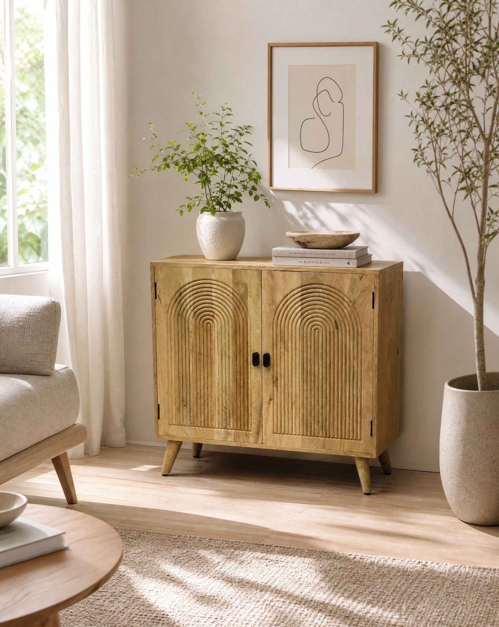 Oksana Lining Side Board - Art and craft furniture