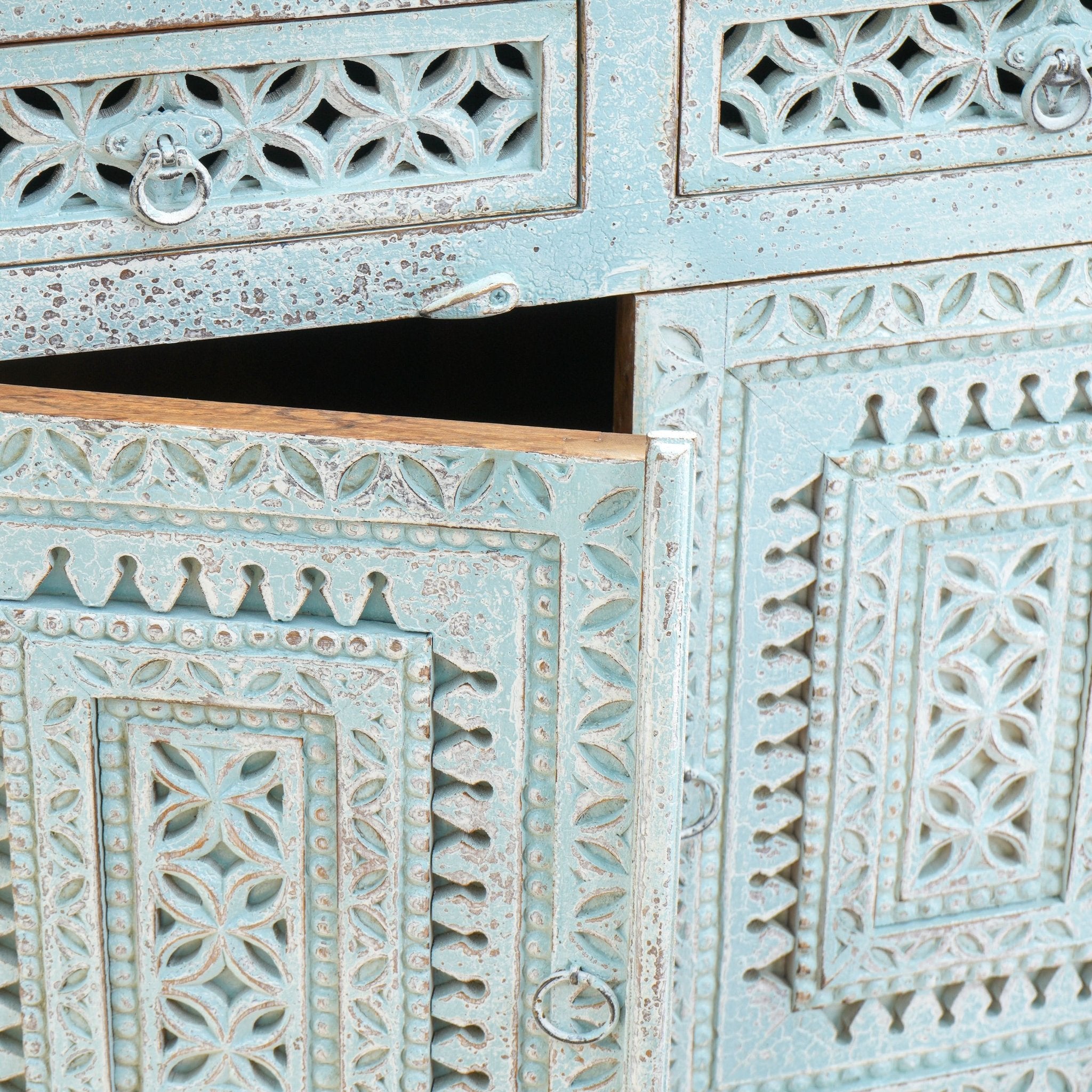 ORLEANS FOUR DOOR DRAWER SIDEBOARD - Art and craft furniture