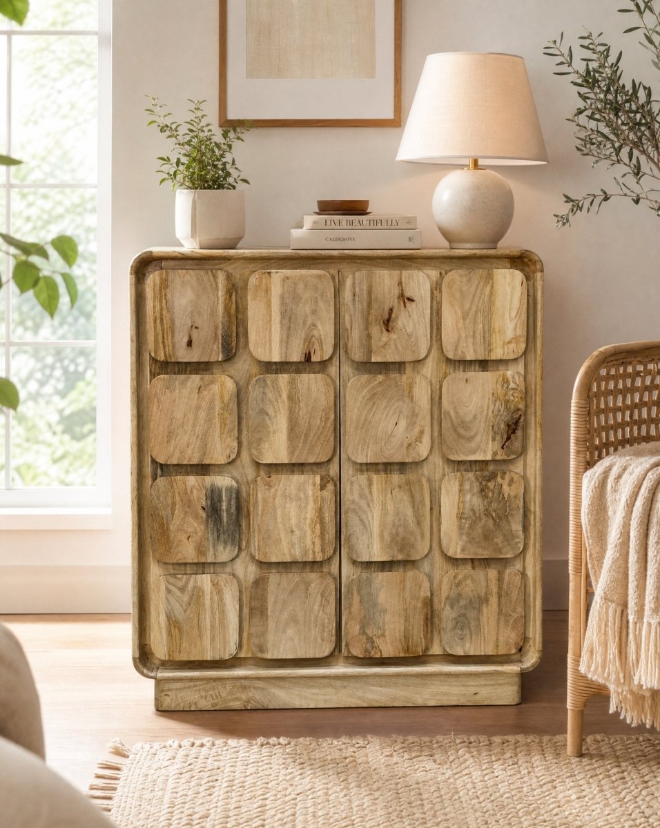 Orvian Mango Wood Bar Counter - Art and craft furniture