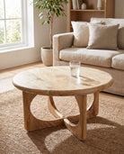 Orvian Mango Wood Coffee Table - Art and craft furniture