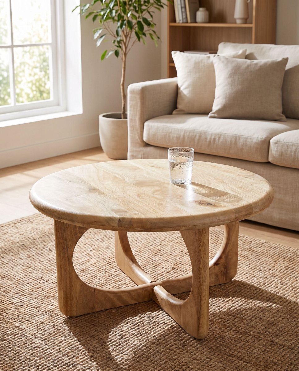 Orvian Mango Wood Coffee Table - Art and craft furniture
