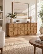 Orvian Mango Wood Sideboard - Art and craft furniture