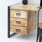 OSLO STUDY DESK THREE DRAWER - Art and craft furniture